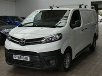 USED 2019 69 TOYOTA PROACE 2.0 L2 ICON 118 BHP 3 SEATS LWB AIR CON BLUETOOTH VINYL/CLOTH INTERIOR PARKING SENSORS TOYOTA WARRANTY TILL DEC 2029 1 OWNER SERVICE HISTORY