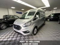 USED 2021 21 FORD TRANSIT CUSTOM 2.0 340 LIMITED MHEV ECOBLUE 129 BHP L2H2 1 OWNER FULL SERVICE HISTORY EURO 6  1 OWNER LOW MILES L2H2 AIR CONDITIONING EURO 6