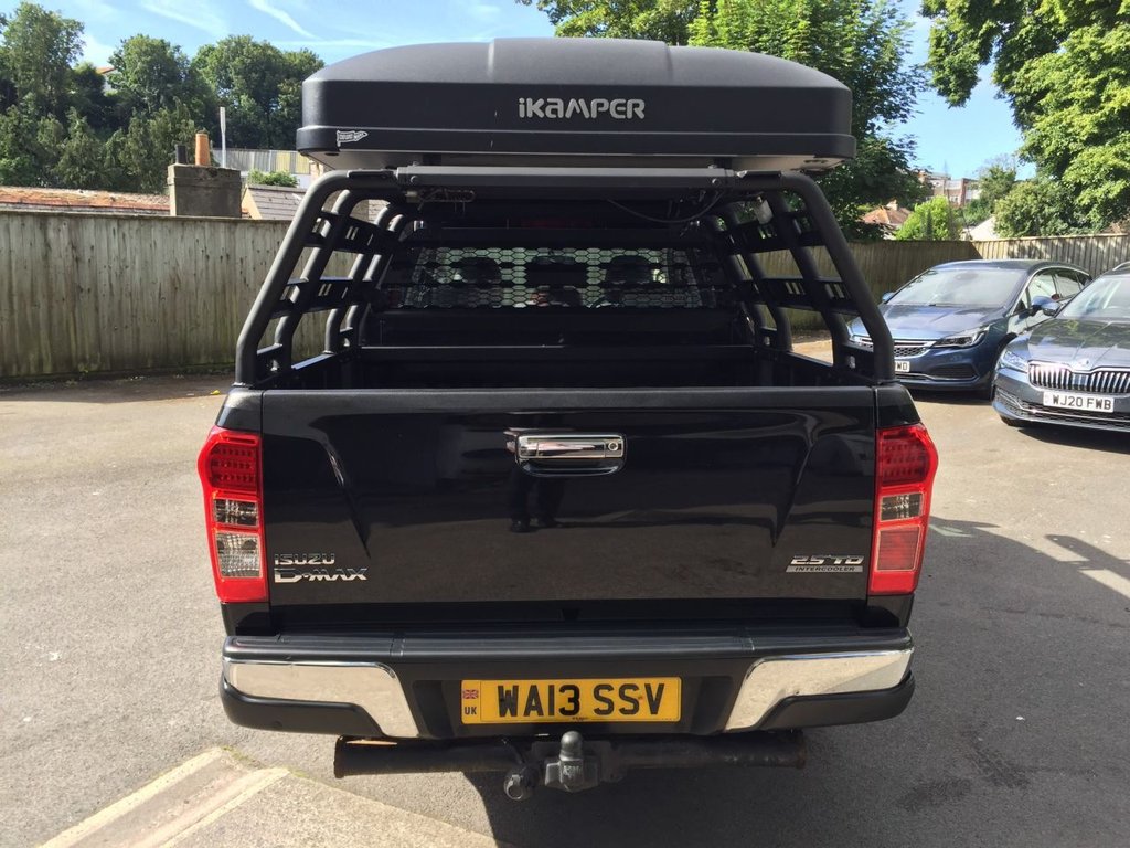 USED 2013 13 ISUZU D-MAX 2.5 TD UTAH DCB 164 BHP i KAMPER MINI, AWNING AND BIKE RACK