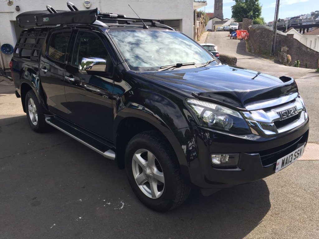 USED 2013 13 ISUZU D-MAX 2.5 TD UTAH DCB 164 BHP i KAMPER MINI, AWNING AND BIKE RACK