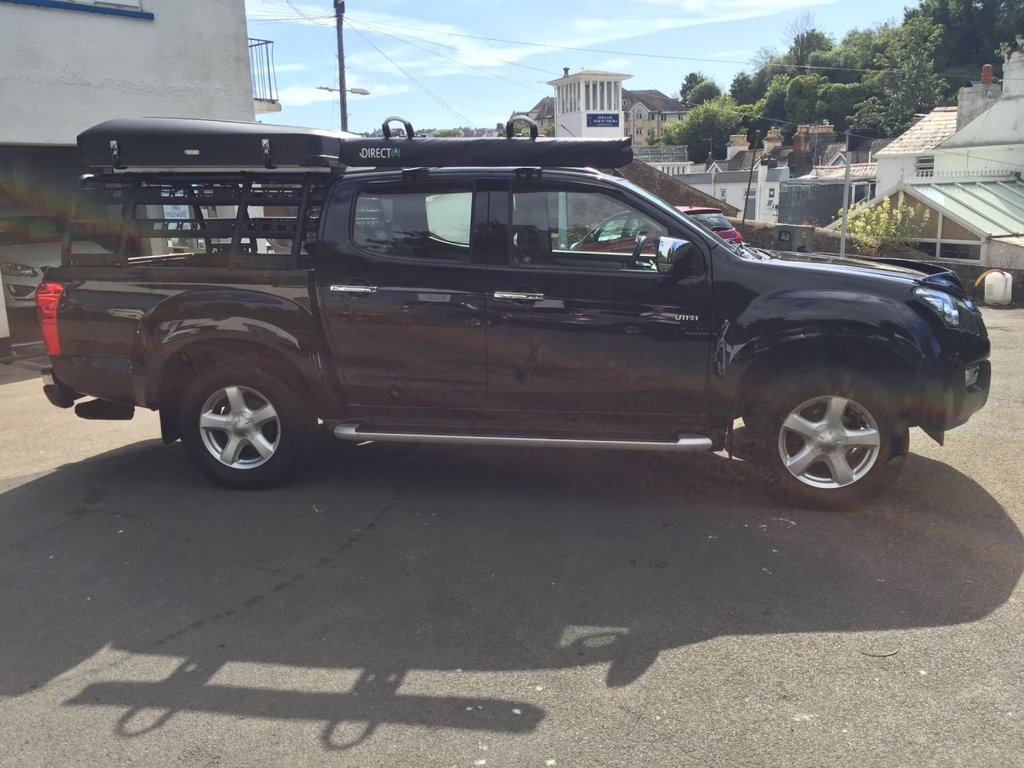 USED 2013 13 ISUZU D-MAX 2.5 TD UTAH DCB 164 BHP i KAMPER MINI, AWNING AND BIKE RACK