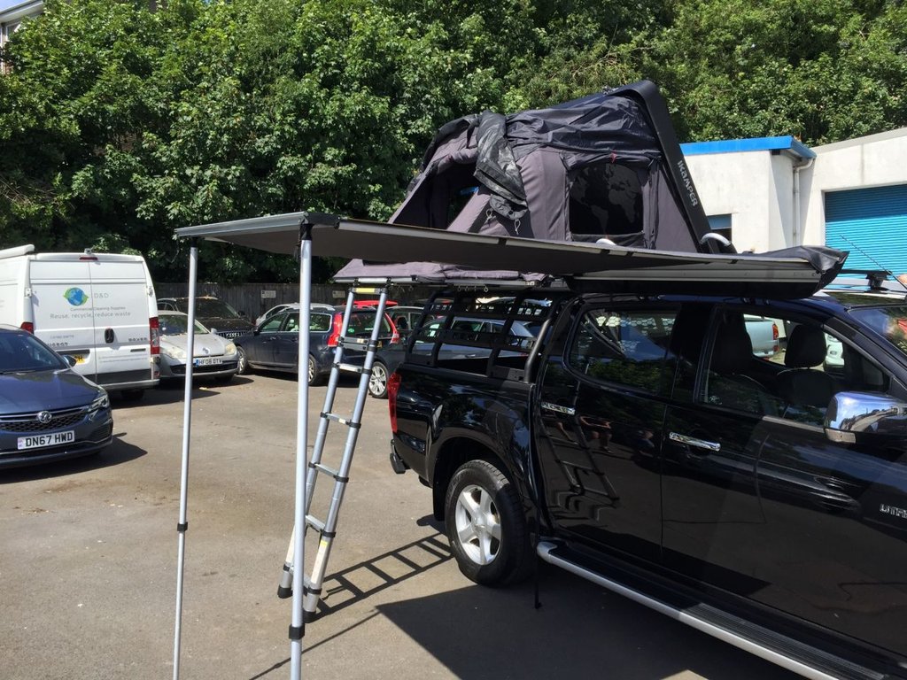 USED 2013 13 ISUZU D-MAX 2.5 TD UTAH DCB 164 BHP i KAMPER MINI, AWNING AND BIKE RACK