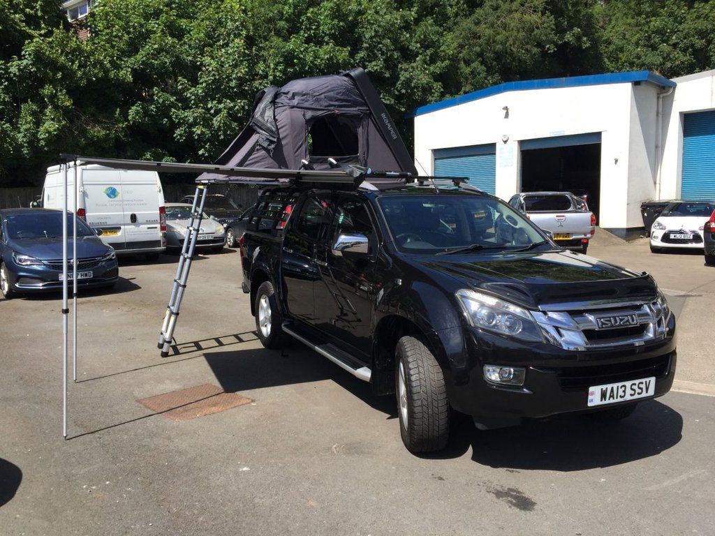 USED 2013 13 ISUZU D-MAX 2.5 TD UTAH DCB 164 BHP i KAMPER MINI, AWNING AND BIKE RACK