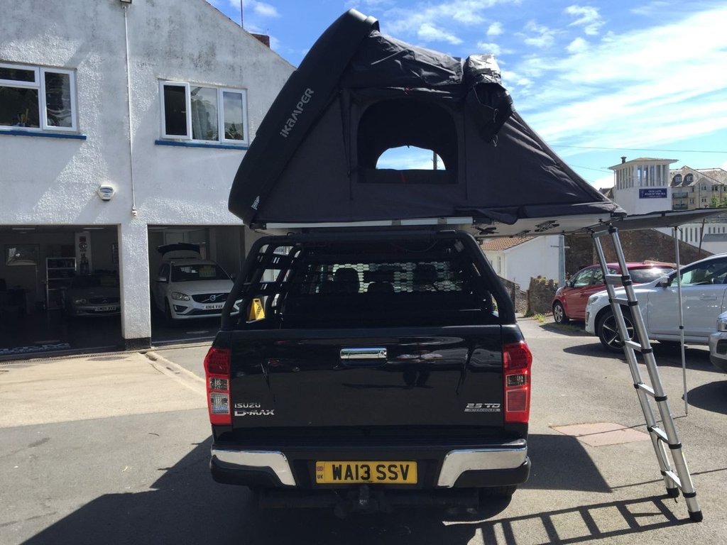 USED 2013 13 ISUZU D-MAX 2.5 TD UTAH DCB 164 BHP i KAMPER MINI, AWNING AND BIKE RACK