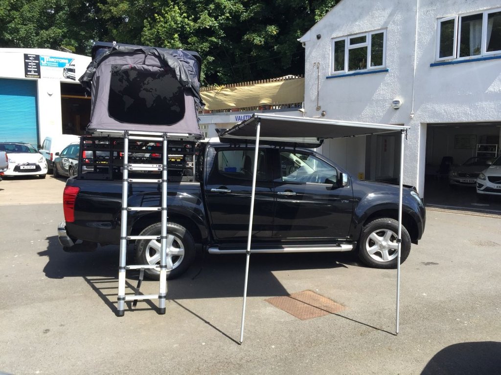USED 2013 13 ISUZU D-MAX 2.5 TD UTAH DCB 164 BHP i KAMPER MINI, AWNING AND BIKE RACK