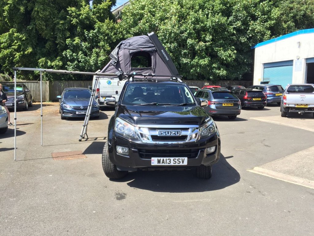 USED 2013 13 ISUZU D-MAX 2.5 TD UTAH DCB 164 BHP i KAMPER MINI, AWNING AND BIKE RACK