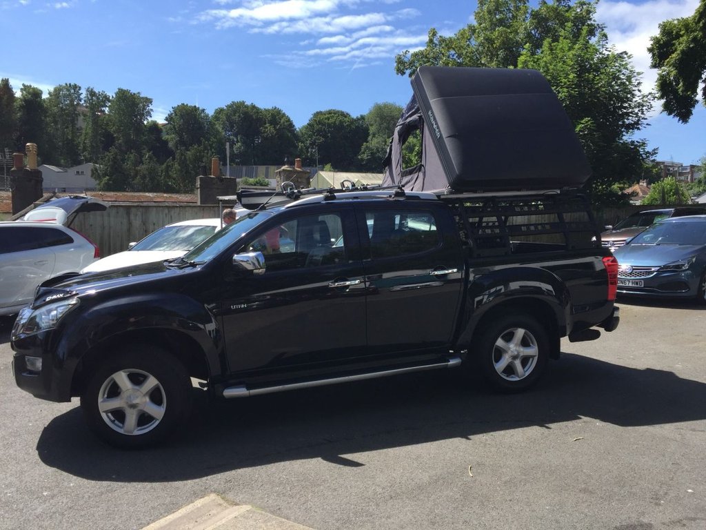 USED 2013 13 ISUZU D-MAX 2.5 TD UTAH DCB 164 BHP i KAMPER MINI, AWNING AND BIKE RACK