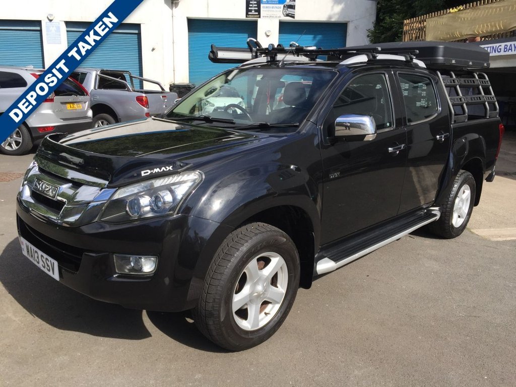 USED 2013 13 ISUZU D-MAX 2.5 TD UTAH DCB 164 BHP i KAMPER MINI, AWNING AND BIKE RACK
