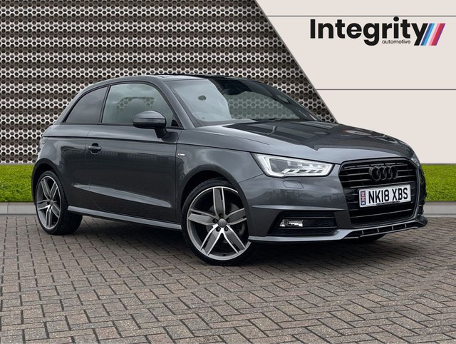2018 18 Audi A1 1.4 TFSI BLACK EDITION NAV 3d 148 BHP