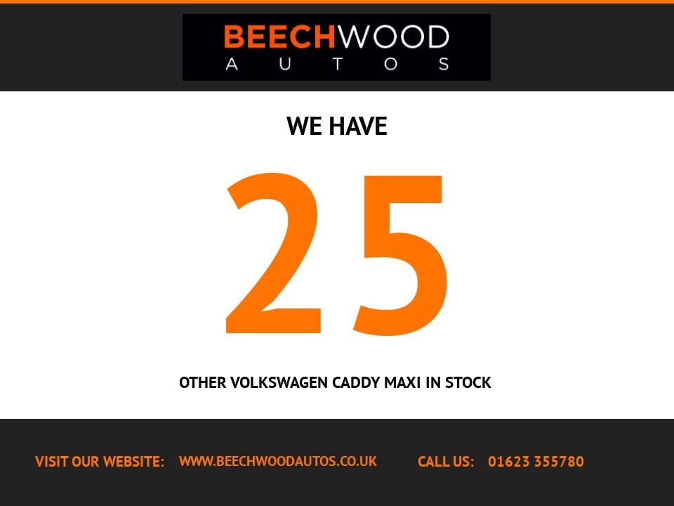 USED 2018 68 VOLKSWAGEN CADDY MAXI 2.0 C20 TDI HIGHLINE 101 BHP **TAILGATE / NEW 19'S**