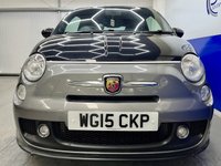 USED 2015 15 ABARTH 500 1.4 T-Jet Hatchback 3dr Petrol Manual Euro 5 (135 bhp) Bluetooth, Privacy Glass, Natural Leather