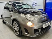 USED 2015 15 ABARTH 500 1.4 T-Jet Hatchback 3dr Petrol Manual Euro 5 (135 bhp) Bluetooth, Privacy Glass, Natural Leather
