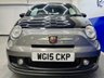USED 2015 15 ABARTH 500 1.4 T-Jet Hatchback 3dr Petrol Manual Euro 5 (135 bhp) Bluetooth, Privacy Glass, Natural Leather