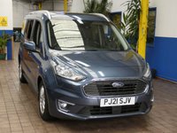 USED 2021 21 FORD GRAND TOURNEO CONNECT 1.5 TITANIUM TDCI 5d 120 BHP 7 SEAT PANORAMIC SUNROOF CRUISE CONTROL PARKING SENSORS 1 OWNER SERVICE HISTORY GENUINE LOW MILEAGE