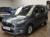 USED 2021 21 FORD GRAND TOURNEO CONNECT 1.5 TITANIUM TDCI 5d 120 BHP 7 SEAT PANORAMIC SUNROOF CRUISE CONTROL PARKING SENSORS 1 OWNER SERVICE HISTORY GENUINE LOW MILEAGE