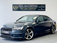 USED 2018 18 AUDI A4 2.0 TDI BLACK EDITION 4d 148 BHP REV CAM SATNAV HTD SEATS DAB