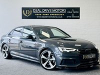 USED 2018 18 AUDI A4 2.0 TDI BLACK EDITION 4d 148 BHP REV CAM SATNAV HTD SEATS DAB