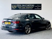 USED 2018 18 AUDI A4 2.0 TDI BLACK EDITION 4d 148 BHP REV CAM SATNAV HTD SEATS DAB