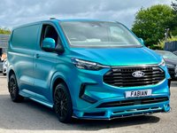 USED 2023 73 FORD TRANSIT CUSTOM 2.0 280 LIMITED L1H1 P/V ECOBLUE 135 BHP **Only 300 Miles - NO VAT - Swiss Van Styled** 