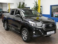 USED 2019 69 TOYOTA HI-LUX 2.4 INVINCIBLE X 4WD D-4D DCB 147 BHP 5 SEATS SAT NAV LEATHER HEATED SEATS REAR VIEW CAMERA CRUISE CONTROL PARKING SENSORS SPORT DECK LOAD LINER TOW BAR 1 OWNER SERVICE HISTORY