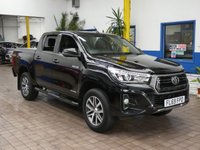 USED 2019 69 TOYOTA HI-LUX 2.4 INVINCIBLE X 4WD D-4D DCB 147 BHP 5 SEATS SAT NAV LEATHER HEATED SEATS REAR VIEW CAMERA CRUISE CONTROL PARKING SENSORS SPORT DECK LOAD LINER TOW BAR 1 OWNER SERVICE HISTORY