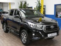 USED 2019 69 TOYOTA HI-LUX 2.4 INVINCIBLE X 4WD D-4D DCB 147 BHP 5 SEATS SAT NAV LEATHER HEATED SEATS REAR VIEW CAMERA CRUISE CONTROL PARKING SENSORS SPORT DECK LOAD LINER TOW BAR 1 OWNER SERVICE HISTORY