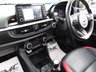 USED 2018 67 KIA PICANTO 1.2 GT-LINE S 5d 82 BHP Finished in MIDNIGHT BLACK MET with HEATED BLACK LEATHER Trim. This is an excellent high spec, Top of the Range small car for the money. High quality and neatly designed interior. Great to drive and cheap to run. Also offers plenty of space for passengers with 5 doors. Features include Electric Sunroof, Heated Leather Trim and Steering Wheel, Sat Nav, Rear View Camera, Alloys, B/Tooth, Power folding mirrors and more. Birchwood Kia Dealer serviced at 24101 miles, 31189 miles, and at 38699 miles.