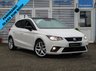 USED 2017 67 SEAT IBIZA 1.0 TSI FR 5d 114 BHP Finished in CANDY WHITE with LEATHER/ALCANTARA trim. This great looking hatch has sharp handling, well built and comfortable interior. SEAT has a strong track record when it comes to building quality hatchbacks and this is one of the best around. Features include, Pan Roof, Sat Nav, Leather/Alcantara trim, DAB, B/Tooth, Park sensors, Tinted Rear windows, 17" Alloys and more. Serviced at 10007 miles, 20962 miles, 32196 miles, 46537 miles, 61053 miles, 67808 miles, 72708 miles and at 76251 milles