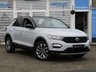 USED 2021 21 VOLKSWAGEN T-ROC 2.0 DESIGN TDI EVO 5d 114 BHP Finished in WHITE SILVER WITH BLACK ROOF and contrasting Sports Trim. This T-Roc is for those who want a compact SUV with smart styling and a good level of practicality. This Golf based SUV is both practical and fun to drive. Features include, Sat Nav, Apple Play, Cruise Control, 17" Alloys, DAB Radio, B/Tooth and much more. VW Dealer serviced at 16934 miles, 36060 miles, 54204 miles, 71678 miles and at 88195 miles.