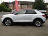 USED 2021 21 VOLKSWAGEN T-ROC 2.0 DESIGN TDI EVO 5d 114 BHP Finished in WHITE SILVER WITH BLACK ROOF and contrasting Sports Trim. This T-Roc is for those who want a compact SUV with smart styling and a good level of practicality. This Golf based SUV is both practical and fun to drive. Features include, Sat Nav, Apple Play, Cruise Control, 17" Alloys, DAB Radio, B/Tooth and much more. VW Dealer serviced at 16934 miles, 36060 miles, 54204 miles, 71678 miles and at 88195 miles.