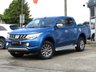 USED 2019 69 MITSUBISHI L200 2.4 DI-D 4WD BARBARIAN DCB 178 BHP Finished in ELECTRIC BLUE MET with contrasting BLACK HEATED LEATHER Interior. This pick up is as rough and as tough as they come with great safety credentials and a four star rating from Euro NCAP. This is a great Used Pick Up Truck. Features include, Full Heated Leather, DAB Radio, B/Tooth, Cruise Control, Front Fogs, Sat Nav Rear View Camera and much more. Serviced at 7000 miles, 14080 miles, 24735 miles, 46533 miles and at 67011 miles.. NOT TO BE MISSED.