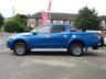 USED 2019 69 MITSUBISHI L200 2.4 DI-D 4WD BARBARIAN DCB 178 BHP Finished in ELECTRIC BLUE MET with contrasting BLACK HEATED LEATHER Interior. This pick up is as rough and as tough as they come with great safety credentials and a four star rating from Euro NCAP. This is a great Used Pick Up Truck. Features include, Full Heated Leather, DAB Radio, B/Tooth, Cruise Control, Front Fogs, Sat Nav Rear View Camera and much more. Serviced at 7000 miles, 14080 miles, 24735 miles, 46533 miles and at 67011 miles.. NOT TO BE MISSED.