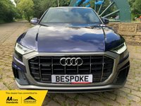 USED 2019 19 AUDI Q8 3.0 TDI QUATTRO S LINE MHEV 5d 282 BHP BIG SPEC 2019 AUDI A8 5O QUATTRO TDI AUTOMATIC - 22 INCH ALLOYS - 1/2 LEATHER ALCANTARA S-LINE EMBOSSED SPORTS SEATS - 2 FORMER KEEPERS - SERVICE HISTORY - i-COCKPIT