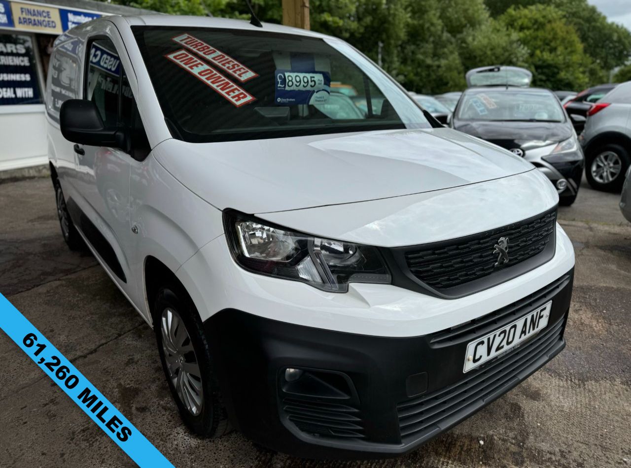 2020 Peugeot Partner Bluehdi Professional L1 £8,995