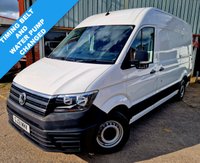 USED 2021 21 VOLKSWAGEN CRAFTER 2.0 CR35 TDI M H/R P/V TRENDLINE 138 BHP 1 OWNER, 12 MONTH MOT