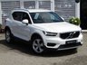 USED 2019 69 VOLVO XC40 2.0 D3 MOMENTUM 5d 148 BHP Finished in ICE WHITE MET met and contrasting EBONY PART LEATHER TRIM. This Volvo XC40 is a spacious small SUV with smart styling and a comfortable drive. In short it is a bit of a cracker with a sophisticated look and an upmarket feel. Features include Sat Nav, Virtual Dash, DAB, B/Tooth, Day Run Lights, Rear Camera, 18" Alloys, Tinted Windows and much more. Dealer serviced at 4 miles, 15553 miles, 30010 miles, 40521 miles and at 71865 miles.