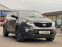 USED 2014 14 KIA SPORTAGE 2.0 CRDI KX-3 5d 134 BHP THIS CAR COMES WITH 6 MONTHS WARRANTY , BREAKDOWN COVER & RECOVERY +  FRONT AND REAR PARKING SENSORS +  FRONT HEATED SEATS + REVERSING CAMERA +   HEATED STEERING WHEEL +  BLUETOOTH +  USB CONNECTION +  AUX CONNECTION +  POWER WINDOWS +  AUTO SIDE MIRRORS +  CRUISE CONTROL +  DUAL ZONE CLIMATE CONTROL +  TRACTION CONTROL +  AWD OPTION +  18 INCH ALLOY WHEELS