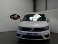 USED 2018 68 VOLKSWAGEN CADDY 2.0 C20 TDI TRENDLINE 101 BHP AIR CON CRUISE PARK SENSORS PLY LINED