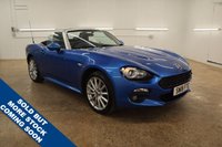 USED 2018 18 FIAT 124 1.4 SPIDER MULTIAIR LUSSO 2d 139 BHP 
