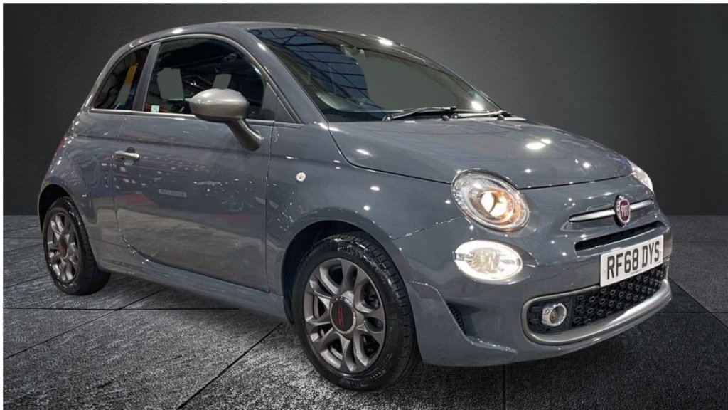 USED 2018 68 FIAT 500 1.2 S DUALOGIC 3d 69 BHP APPLE CAR PLAY+1 OWNER FROM NEW