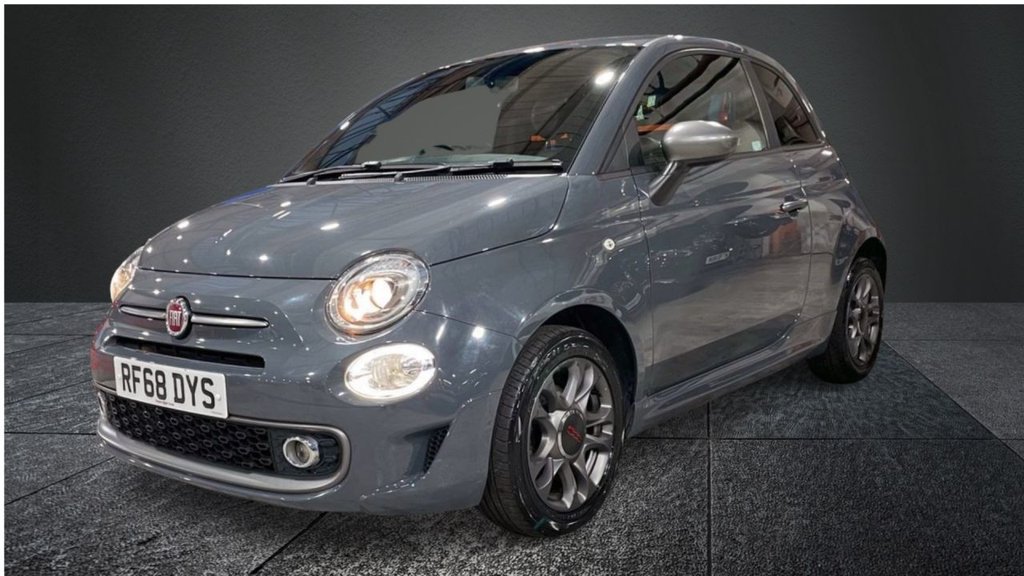 USED 2018 68 FIAT 500 1.2 S DUALOGIC 3d 69 BHP APPLE CAR PLAY+1 OWNER FROM NEW