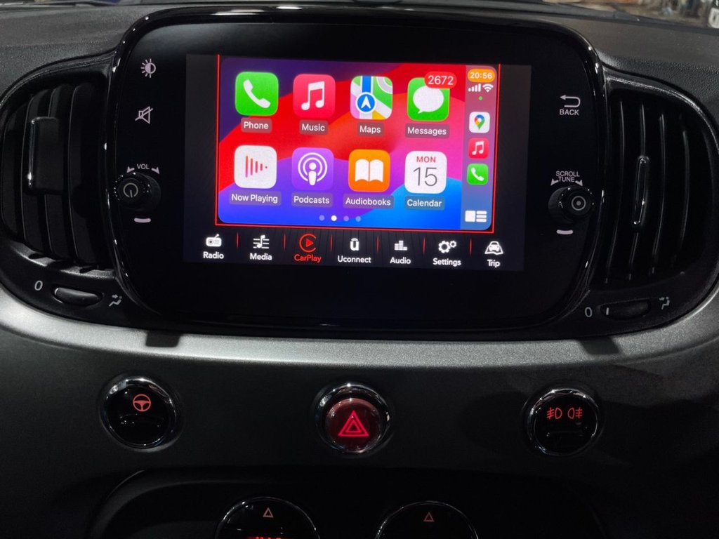 USED 2018 68 FIAT 500 1.2 S DUALOGIC 3d 69 BHP APPLE CAR PLAY+1 OWNER FROM NEW