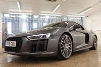 USED 2018 18 AUDI R8 5.2 V10 PLUS QUATTRO 2d 602 BHP ONLY 2306 MILES FROM NEW 2 OWNERS