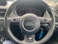 USED 2013 62 AUDI Q3 2.0 TDI QUATTRO S LINE 5d 138 BHP FRONT AND REAR PARKING AID +  AUDI SERVICE RECORD +  LED DAY TIME RUNNING LIGHTS +  DUAL ZONE CLIMATE CONTROL +  TRACTION CONTROL +  BLUETOOTH CONNECTION +  TRIP COMPUTER +  SPEED WARNING +  GEAR RECOMMENDATION +  AUTO HEADLIGHTS +  BENDING HEADLIGHTS +  CLUSTER BRIGHTNESS SETTING +  REAR WIPERS +   REAR HEATED WINDOW +  AUTO START/STOP +  CD PLAYER +  2 FRONT CUPHOLDERS +  AUTO SIDE MIRRORS +  POWER WINDOWS +  HEATED SIDE MIRRORS +  17 INCH ALLOYS