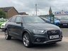 USED 2013 62 AUDI Q3 2.0 TDI QUATTRO S LINE 5d 138 BHP FRONT AND REAR PARKING AID +  AUDI SERVICE RECORD +  LED DAY TIME RUNNING LIGHTS +  DUAL ZONE CLIMATE CONTROL +  TRACTION CONTROL +  BLUETOOTH CONNECTION +  TRIP COMPUTER +  SPEED WARNING +  GEAR RECOMMENDATION +  AUTO HEADLIGHTS +  BENDING HEADLIGHTS +  CLUSTER BRIGHTNESS SETTING +  REAR WIPERS +   REAR HEATED WINDOW +  AUTO START/STOP +  CD PLAYER +  2 FRONT CUPHOLDERS +  AUTO SIDE MIRRORS +  POWER WINDOWS +  HEATED SIDE MIRRORS +  17 INCH ALLOYS