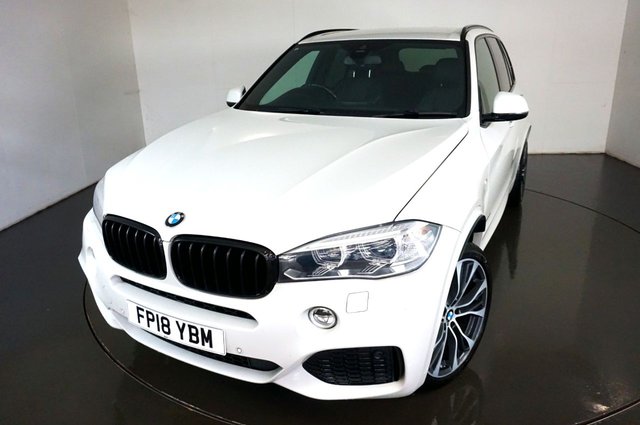 2018 18 BMW X5 3.0 XDRIVE30D M SPORT 5d AUTO-2 OWNER CAR FINISHED IN MINERAL WHITE METALLIC WITH BLACK DAKOTA LEATHER UPHOLSTERY-21