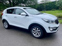 USED 2014 64 KIA SPORTAGE 1.6 WHITE EDITION ISG 5d 133 BHP ULEZ Complaint 1 Owner With Full Service History And Lots Of Specification !!