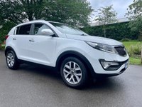 USED 2014 64 KIA SPORTAGE 1.6 WHITE EDITION ISG 5d 133 BHP ULEZ Complaint 1 Owner With Full Service History And Lots Of Specification !!