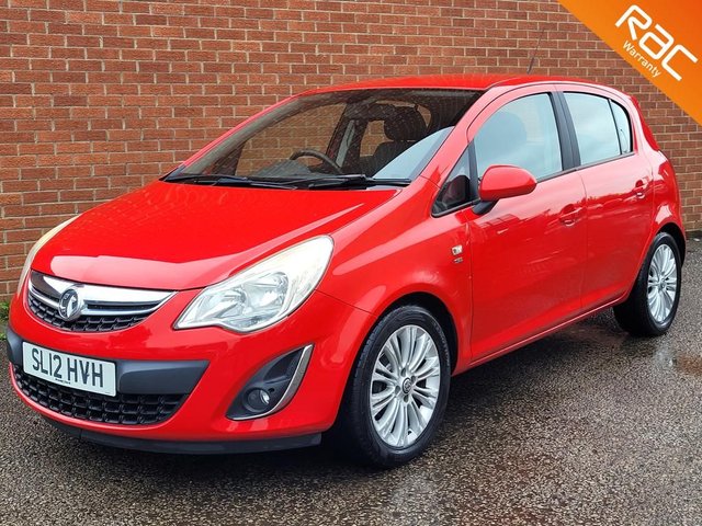 2012 12 Vauxhall Corsa 1.4 SE 5d 98 BHP