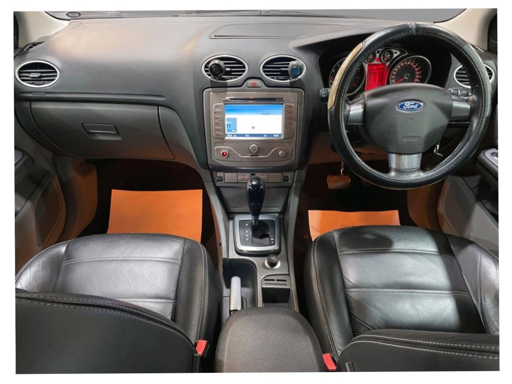 USED 2009 58 FORD FOCUS 2.0 TITANIUM 5d 145 BHP SAT NAV+FULL LEATHER+XENON+LEATHER